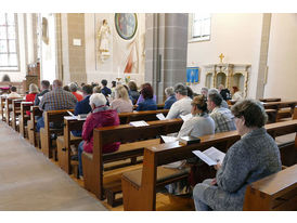 Dankgottesdienst der Kommunionkinder (© Karl-Franz Thiede)